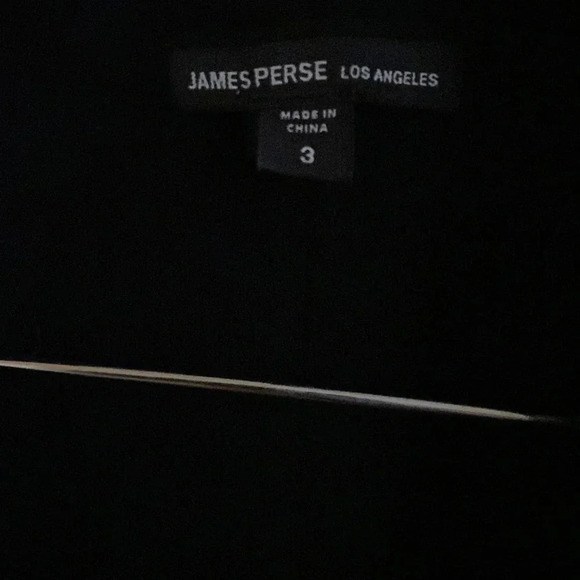 James Perse Black Cotton Blazer Size 3 Large - Picture 4 of 5